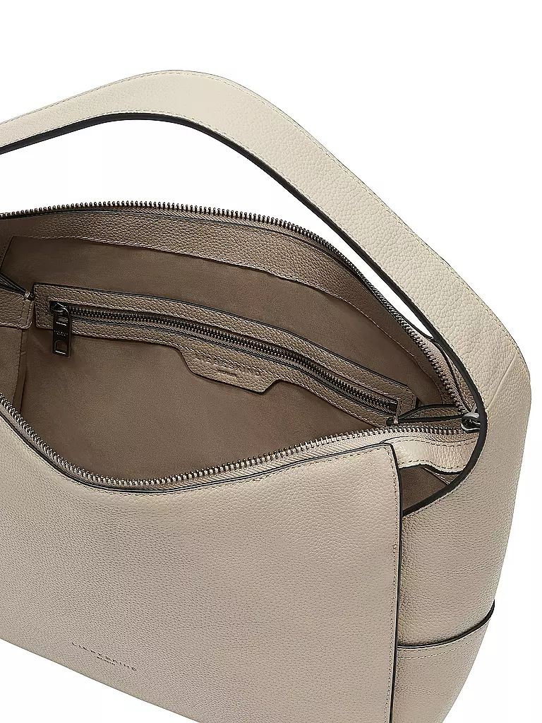 LIEBESKIND BERLIN | Ledertasche - Hobo Bag  LOU Medium | grau