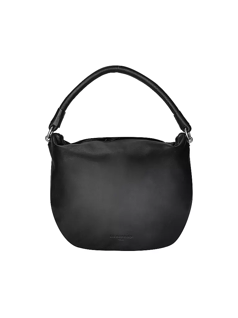 LIEBESKIND BERLIN | Ledertasche - Hobo Bag  | schwarz