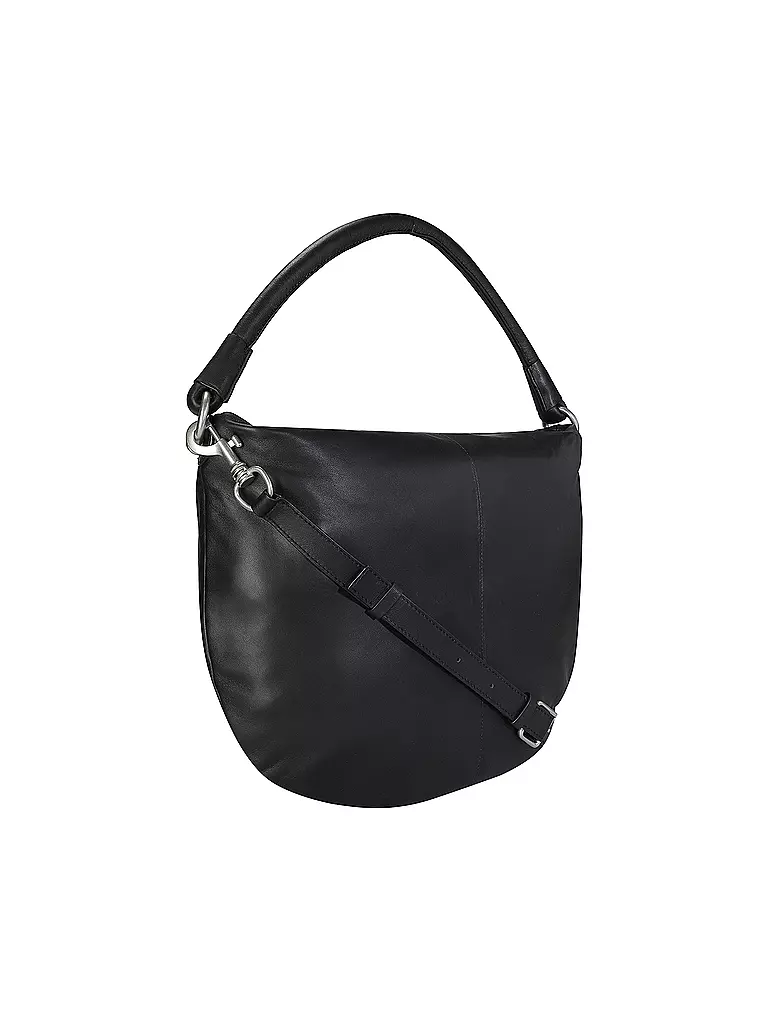 LIEBESKIND BERLIN | Ledertasche - Hobo Bag  | schwarz