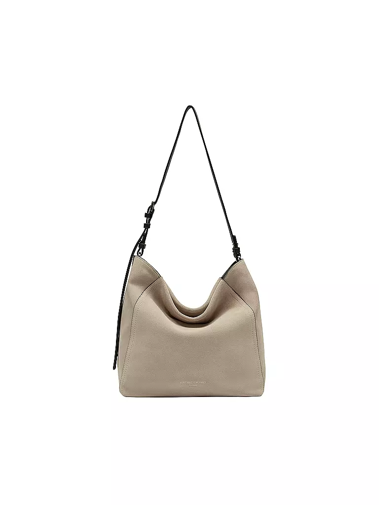 LIEBESKIND BERLIN | Ledertasche - Hobo CHUDY Medium  | grau