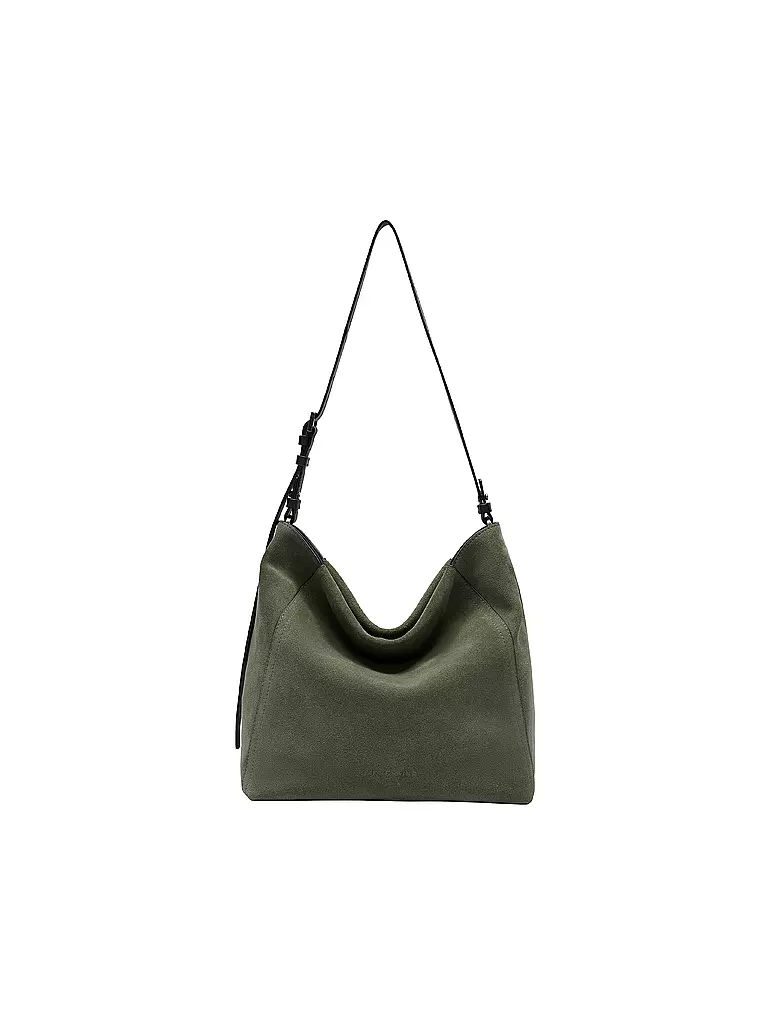 LIEBESKIND BERLIN | Ledertasche - Hobo CHUDY Medium | grau