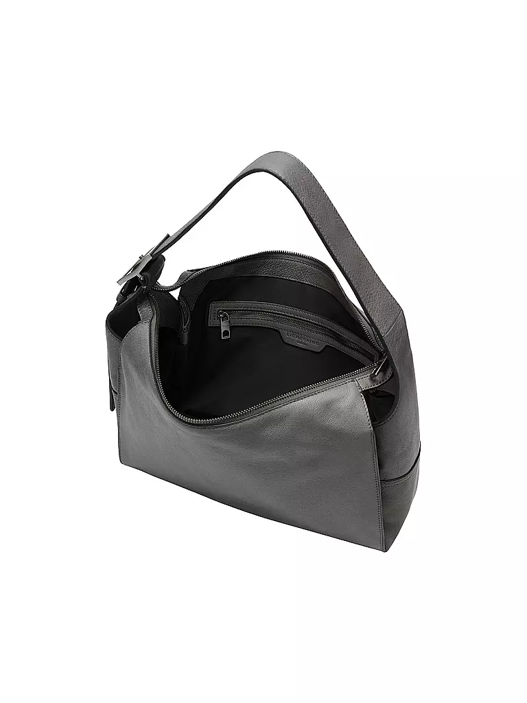 LIEBESKIND BERLIN | Ledertasche - Hobo LOU Medium  | grau