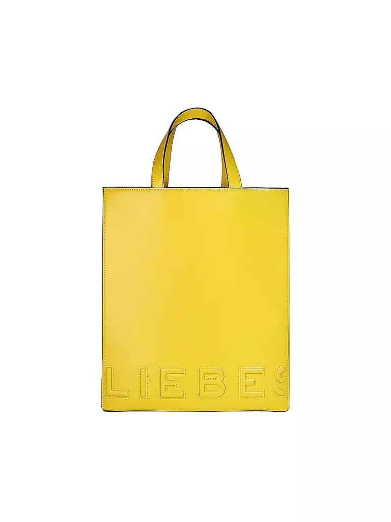 LIEBESKIND BERLIN | Ledertasche - Paper Bag Medium | gelb