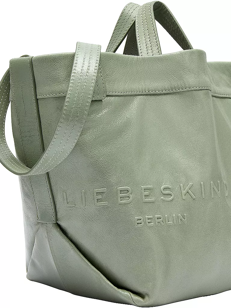 LIEBESKIND BERLIN | Ledertasche - Shopper ELVIRA Small | hellgrün