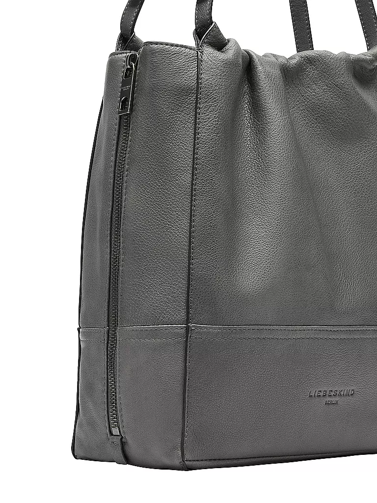 LIEBESKIND BERLIN | Ledertasche - Shopper LOU Medium  | grau