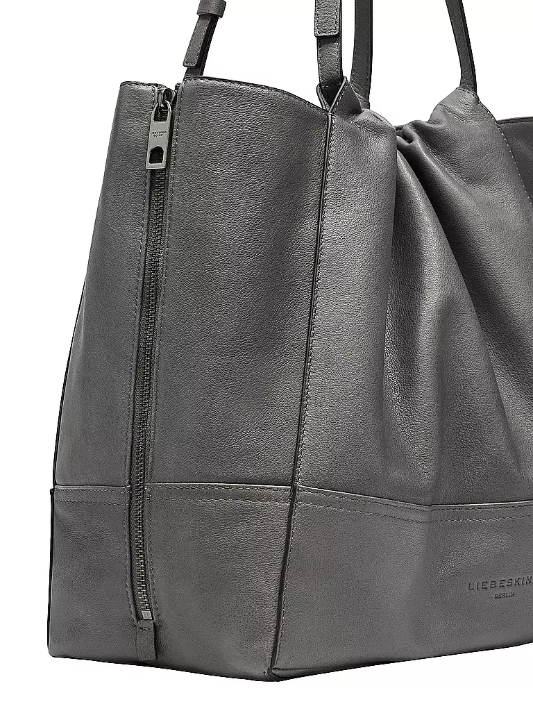 LIEBESKIND BERLIN | Ledertasche - Shopper LOU SHOPPER Large | grau