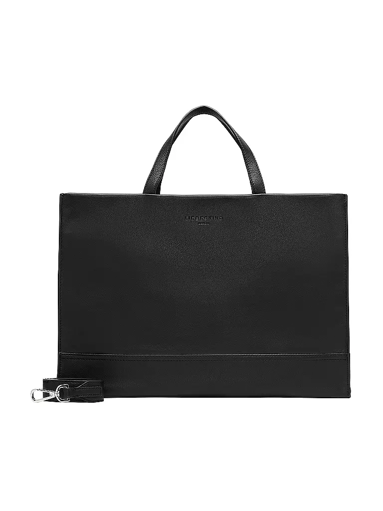 LIEBESKIND BERLIN | Ledertasche - Tote Bag LOU SATCHEL Large | schwarz