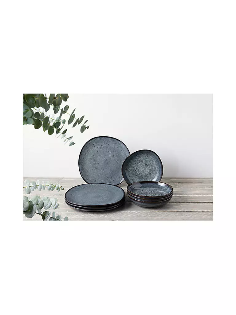 LIKE BY VILLEROY & BOCH | Dinnerset 8tlg Lave Gris  | grau