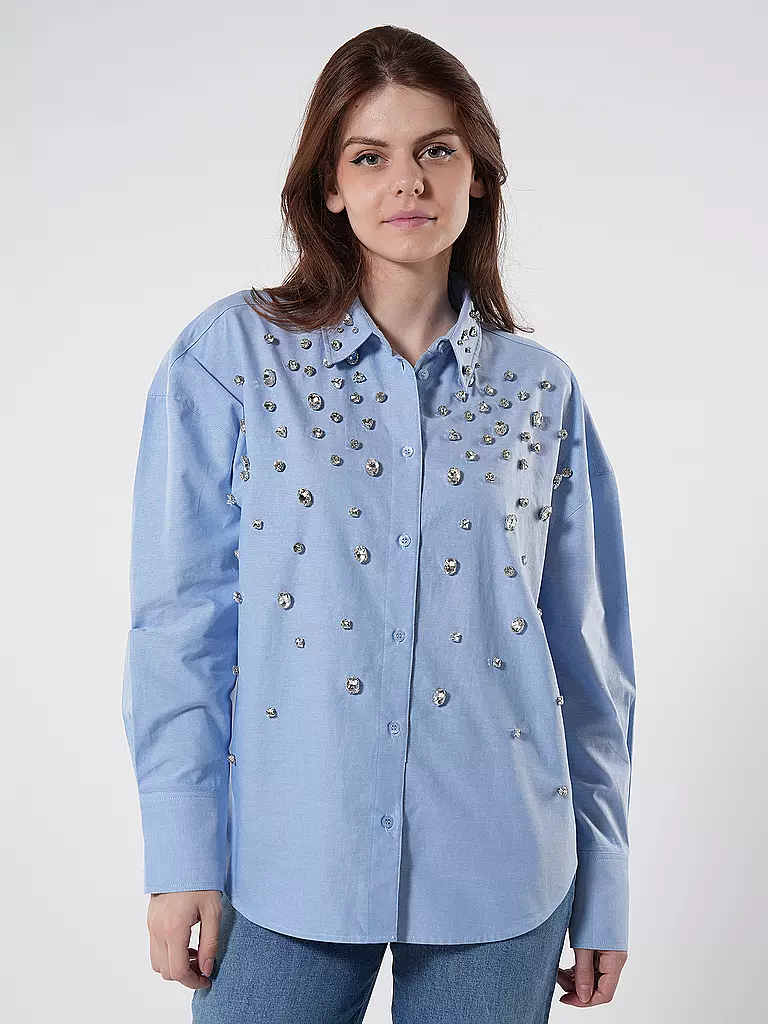 LIU JO | Bluse CAMICIA RICAMATA | blau