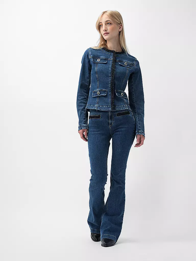 LIU JO | Jeans Boot Cut UP BEAT BRAID  | blau