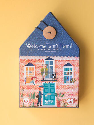 LONDJI | Puzzle WELCOME TO MY HOME 36 Teile 