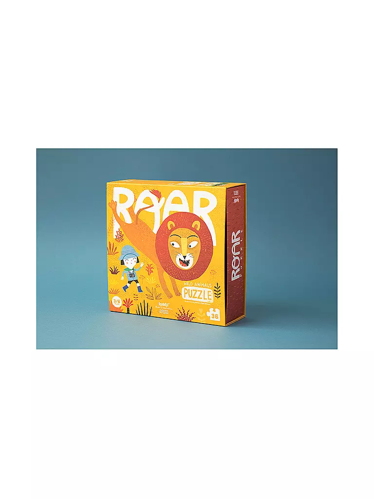 LONDJI | Puzzle ROAR 36 Teile  | gelb