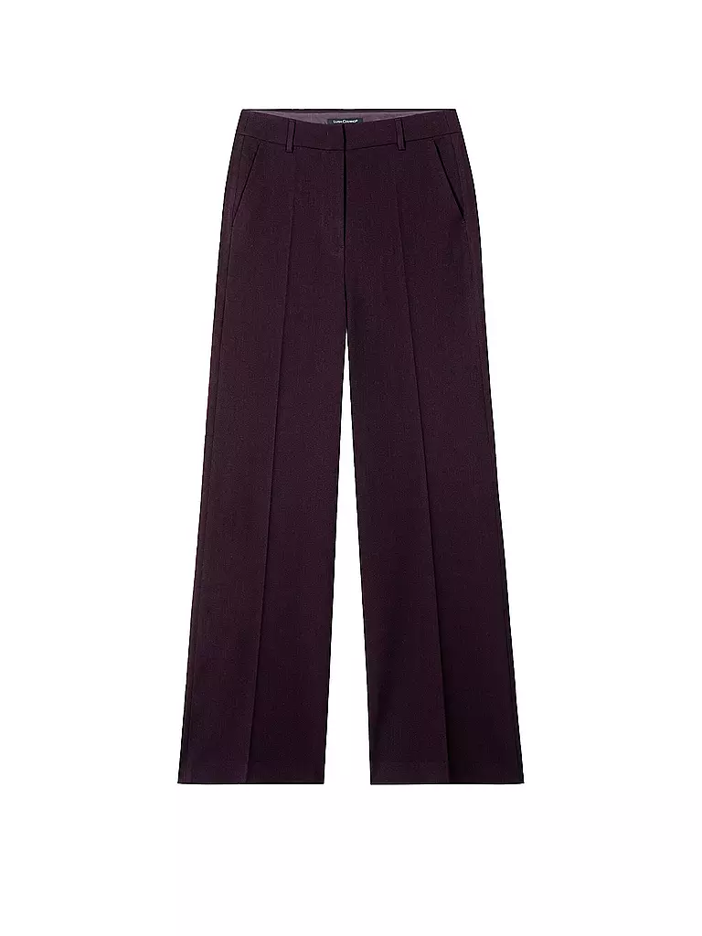 LUISA CERANO | Hose Wide Leg | dunkelrot