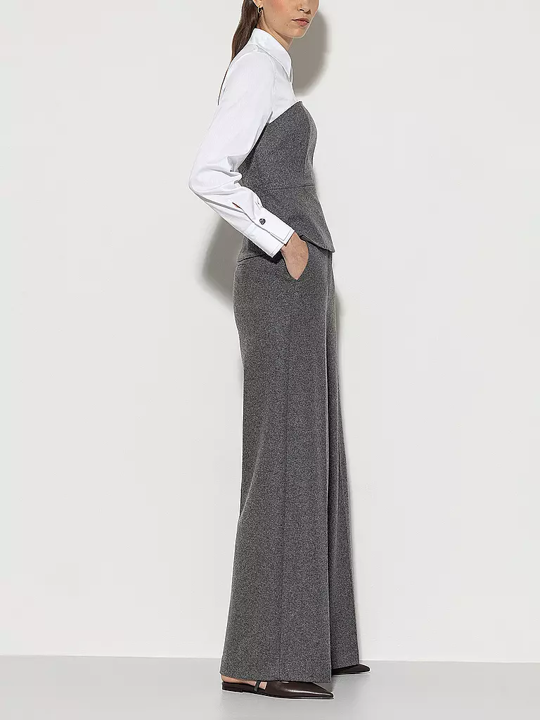 LUISA CERANO | Hose Wide Leg | grau