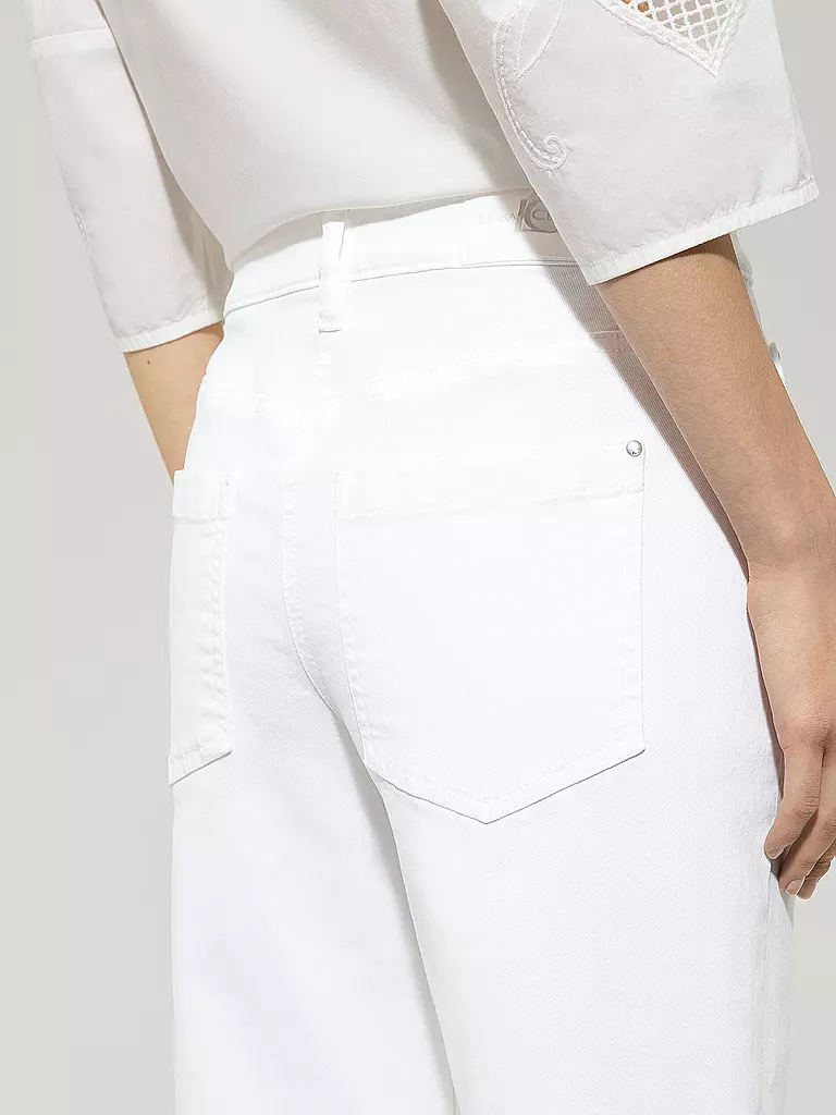 LUISA CERANO | Jeans Wide Leg  | weiss