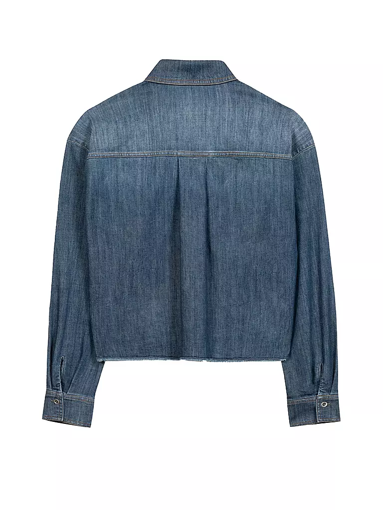 LUISA CERANO | Jeansbluse | blau