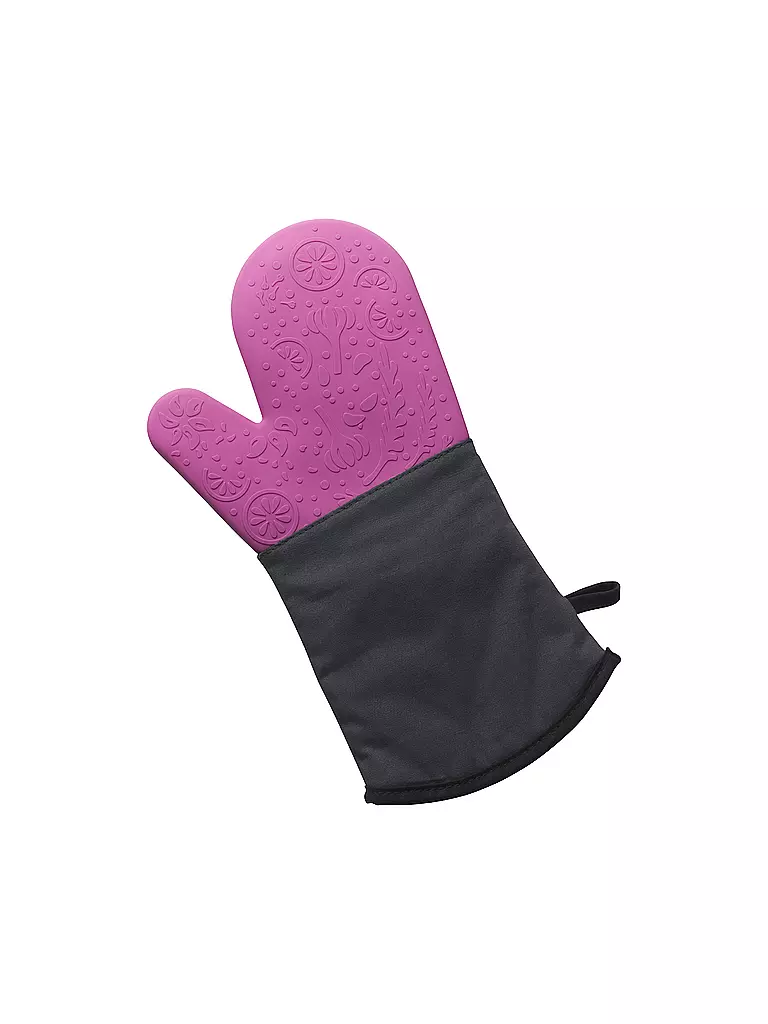 LURCH | Silikon Backhandschuh Rosa / Schwarz | rosa