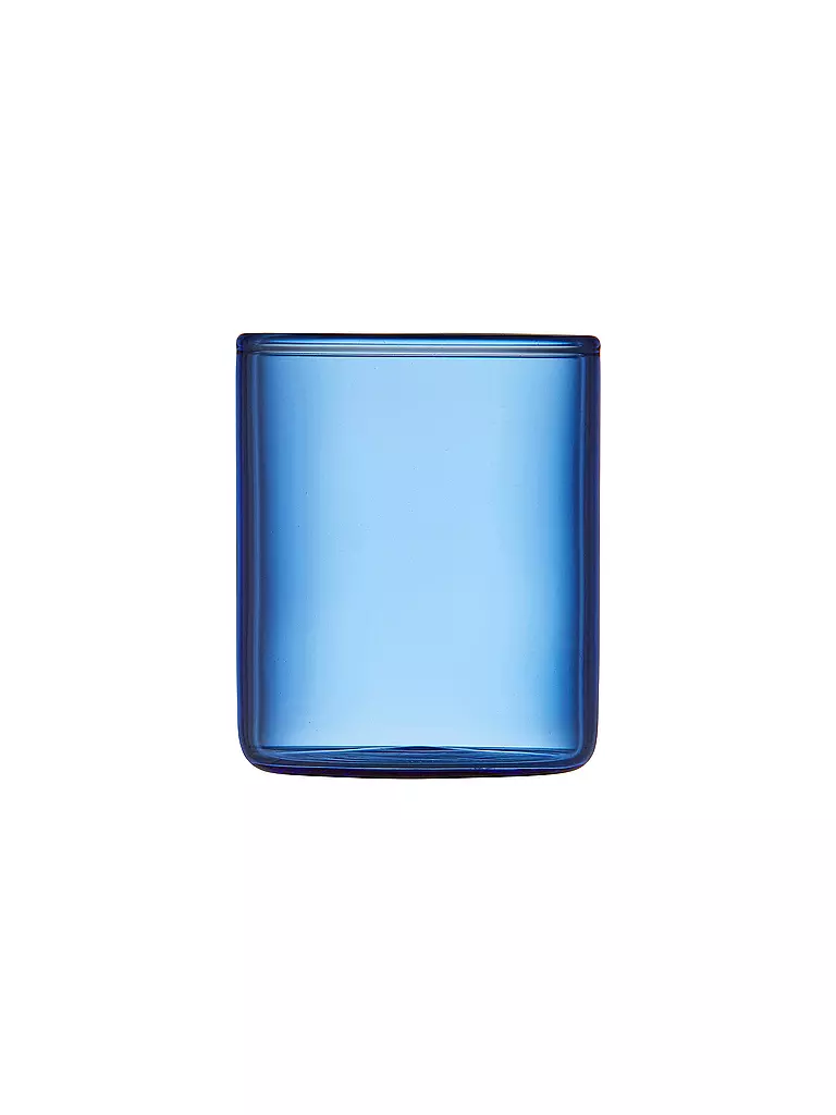 LYNG BY GLAS | Schnapsglas 2er Set TORINO 6cl Blau   | blau