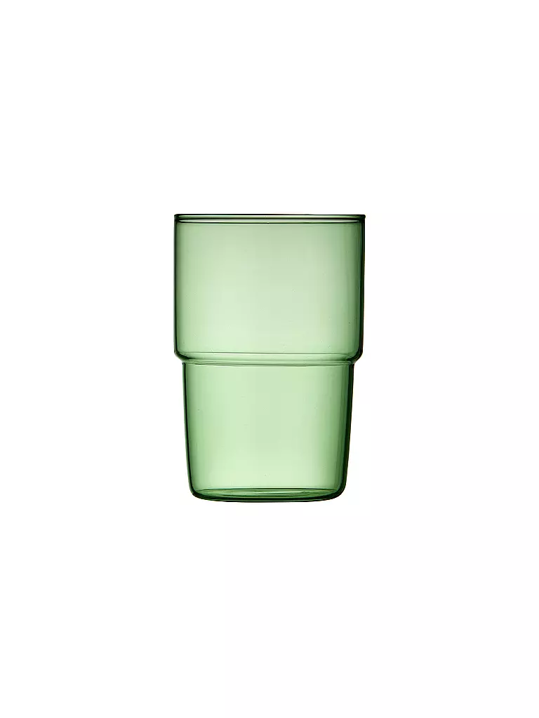 LYNG BY GLAS | Trinkglas 2er Set TORINO 40 cl Gruen | hellgrün