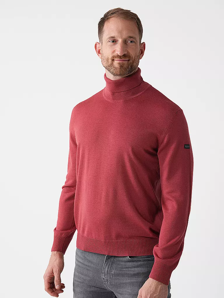 MAERZ | Rollkragenpullover | rot