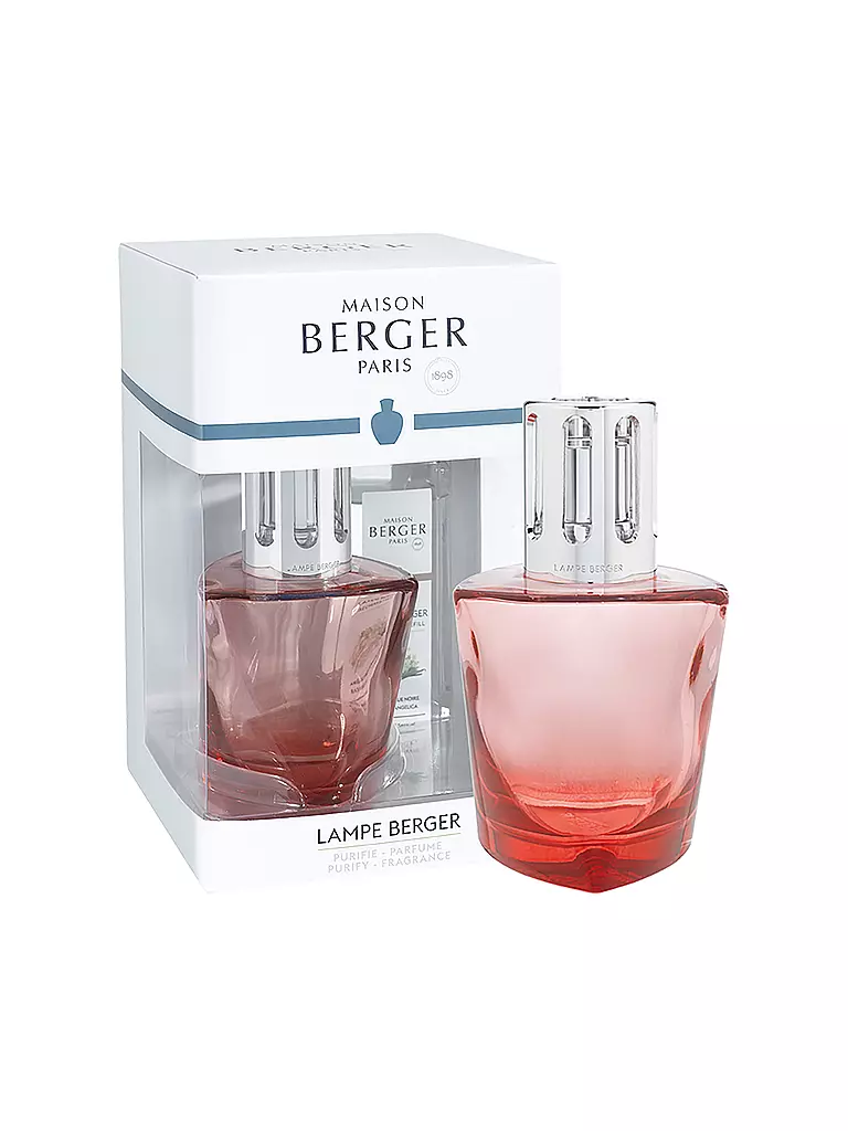 MAISON BERGER PARIS | Lampe Berger Set TERRA Rouge 250ml Angelique Noire | grau