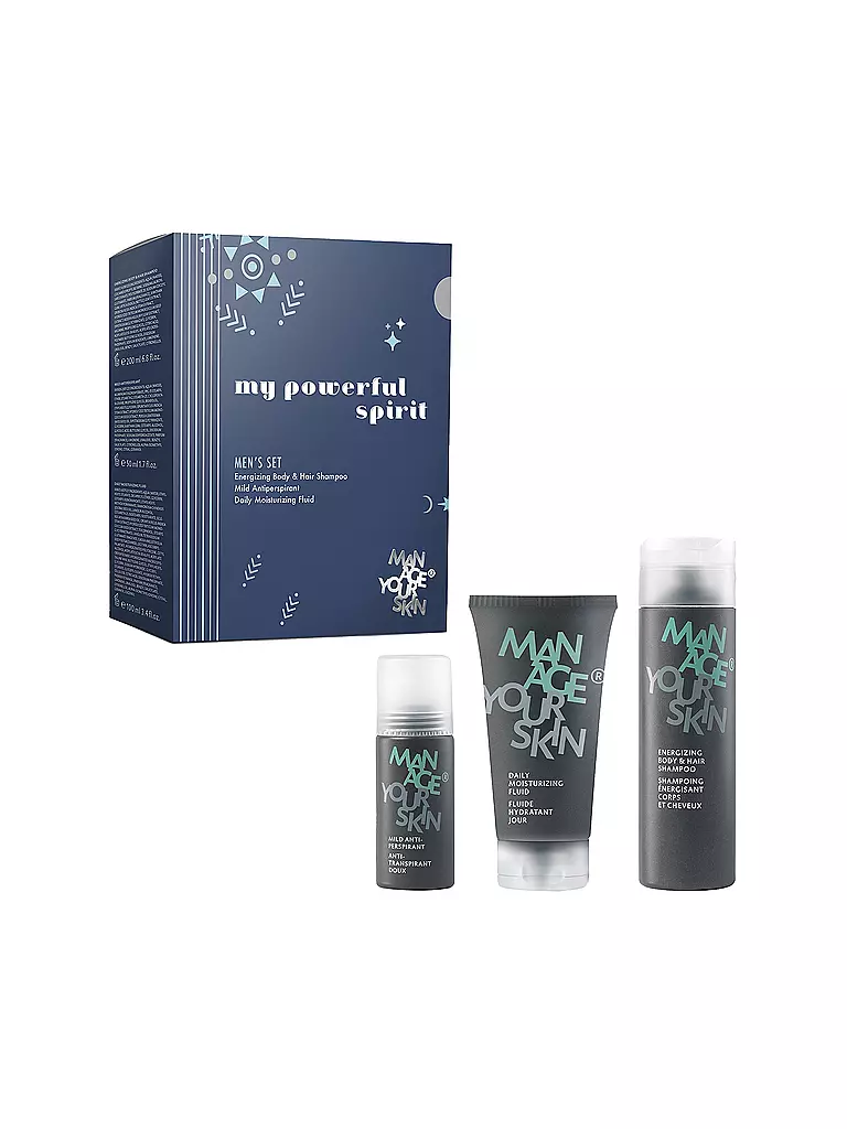 MANAGE YOUR SKIN | Geschenkset - Men's Set 200ml / 100ml / 50ml | keine Farbe