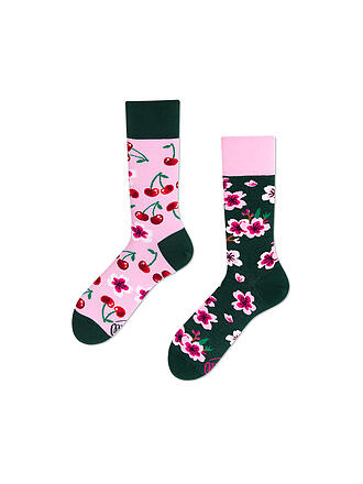 MANY MORNINGS | Damen Socken CHERRY BLOSSOM rosa