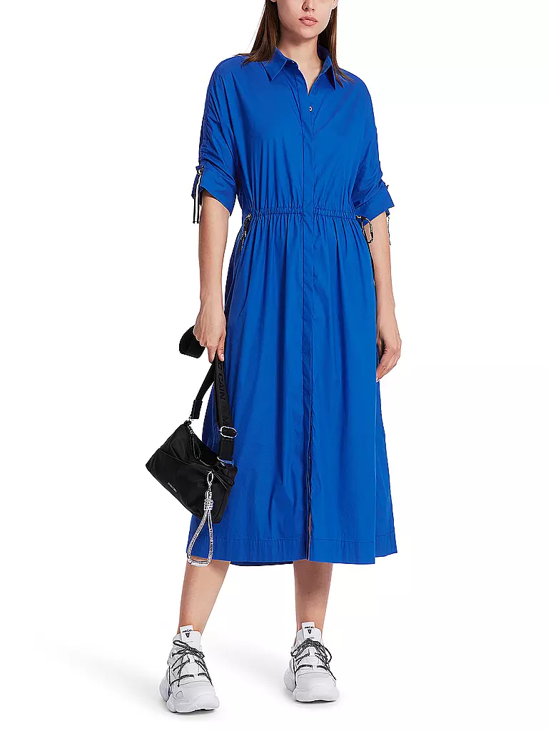 MARC CAIN | Hemdblusenkleid | blau