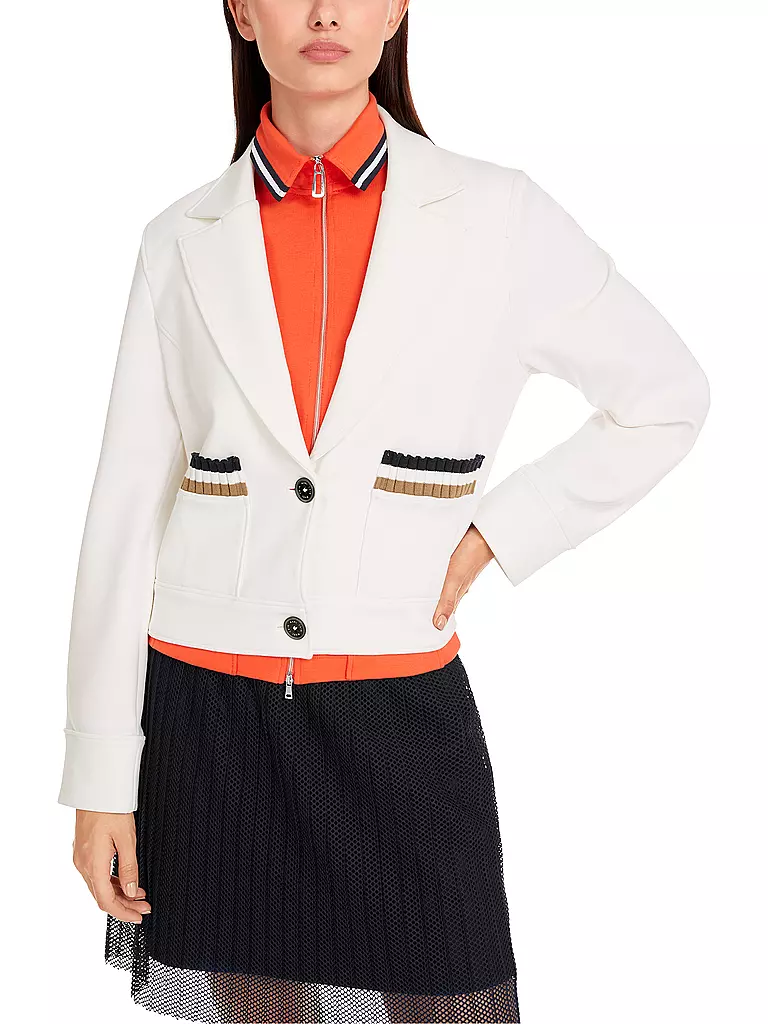 MARC CAIN | Jerseyblazer | weiss