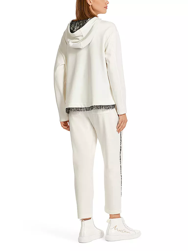 MARC CAIN | Kapuzensweater - Hoodie | creme