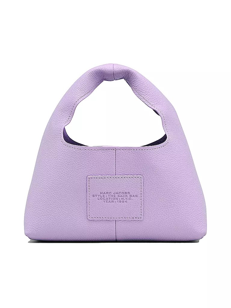 MARC JACOBS | Ledertasche - Henkeltasche THE MINI SACK  | lila