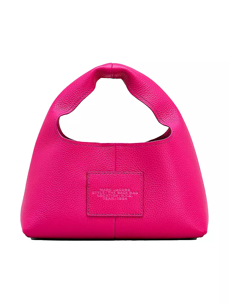 MARC JACOBS | Ledertasche - Henkeltasche THE MINI SACK  | pink