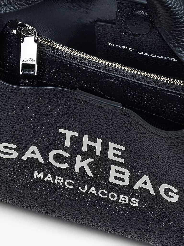 MARC JACOBS | Ledertasche - Henkeltasche THE MINI SACK  | schwarz