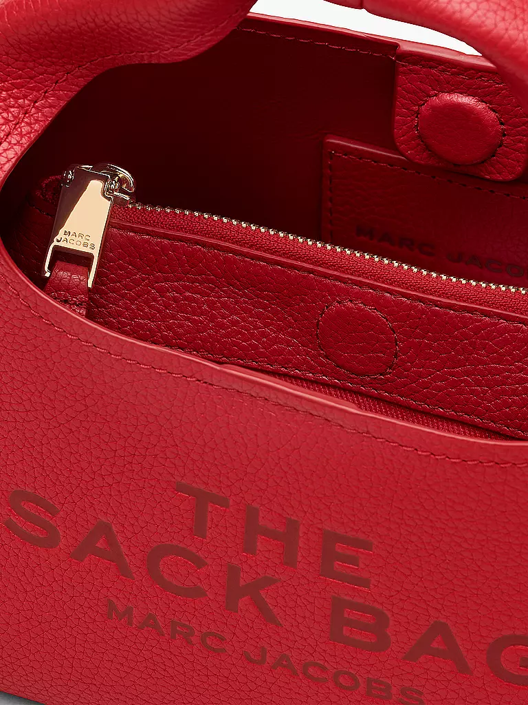 MARC JACOBS | Ledertasche - Henkeltasche THE MINI SACK | schwarz