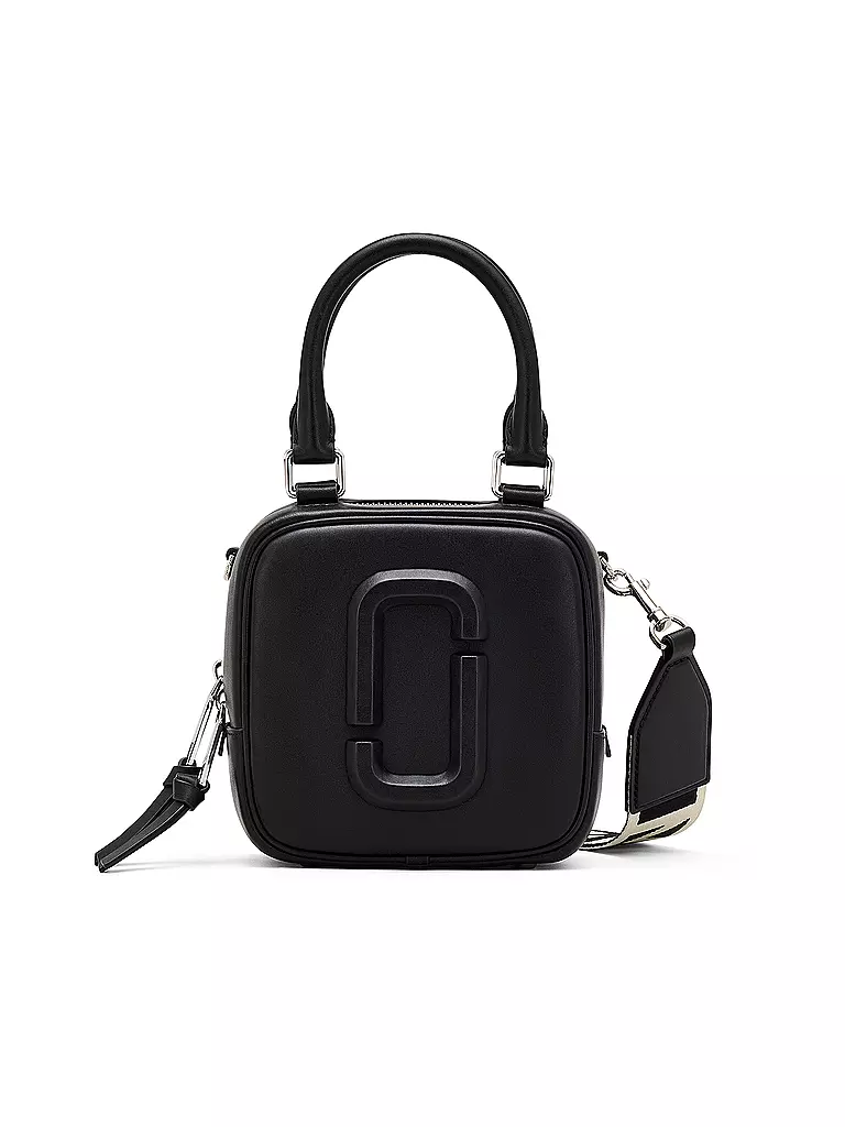 MARC JACOBS | Ledertasche - Mini Bag THE CUBE  | schwarz