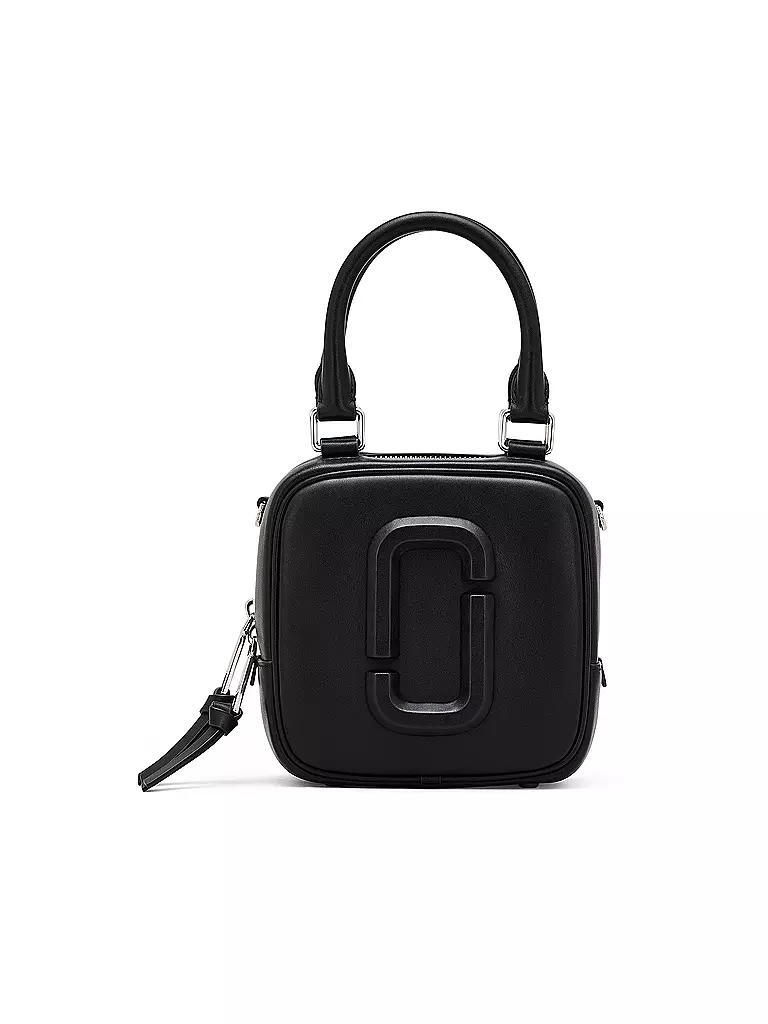 MARC JACOBS | Ledertasche - Mini Bag THE CUBE  | schwarz