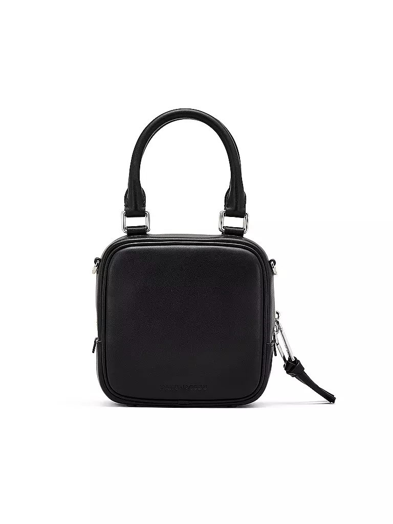 MARC JACOBS | Ledertasche - Mini Bag THE CUBE | schwarz