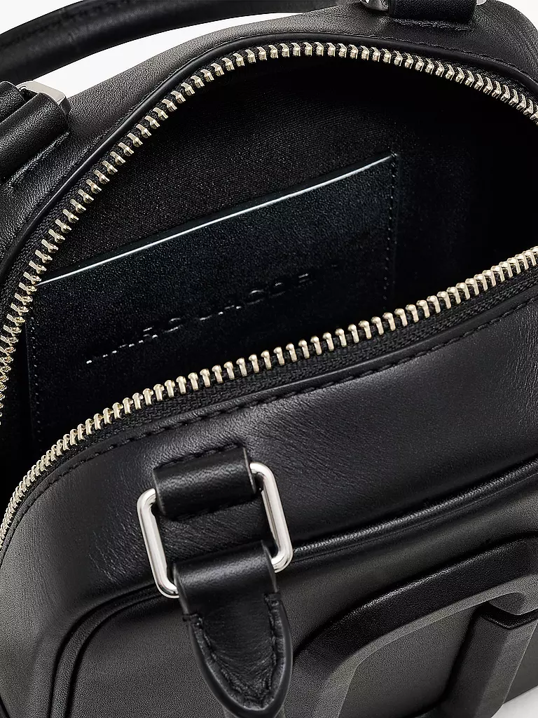 MARC JACOBS | Ledertasche - Mini Bag THE CUBE | schwarz