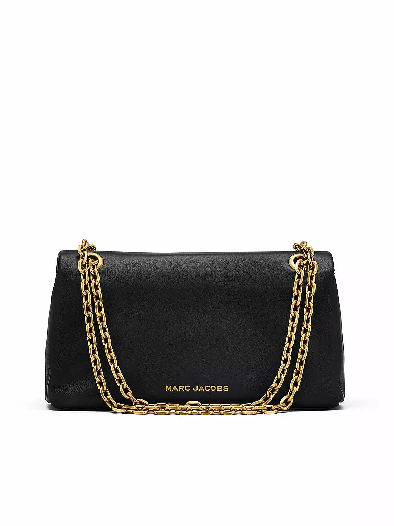 MARC JACOBS | Ledertasche - Mini Bag THE DUAL CHAIN WALLET | schwarz