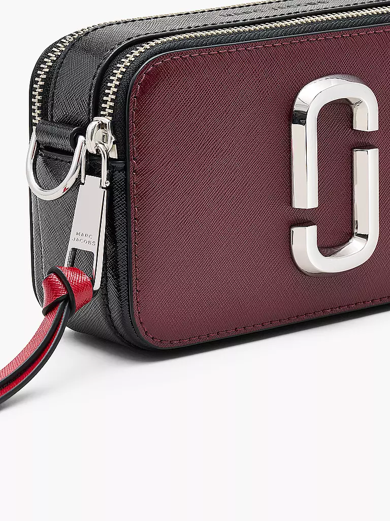 MARC JACOBS | Ledertasche - Mini Bag THE SNAPSHOT  | dunkelrot