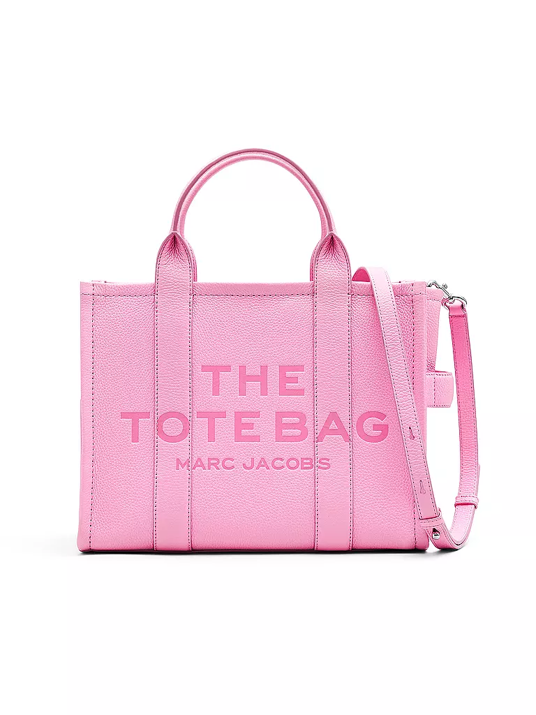 MARC JACOBS | Ledertasche - Tote Bag THE MEDIUM TOTE LEATHER | rosa