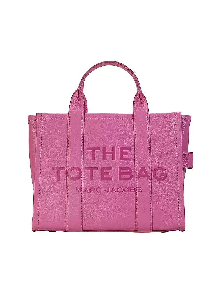 MARC JACOBS | Ledertasche - Tote Bag THE MEDIUM TOTE LEATHER | pink