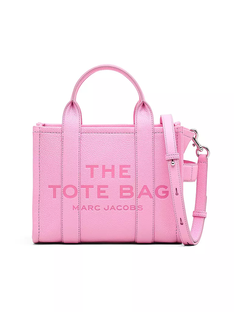 MARC JACOBS | Ledertasche - Tote Bag THE SMALL TOTE LEATHER | rosa