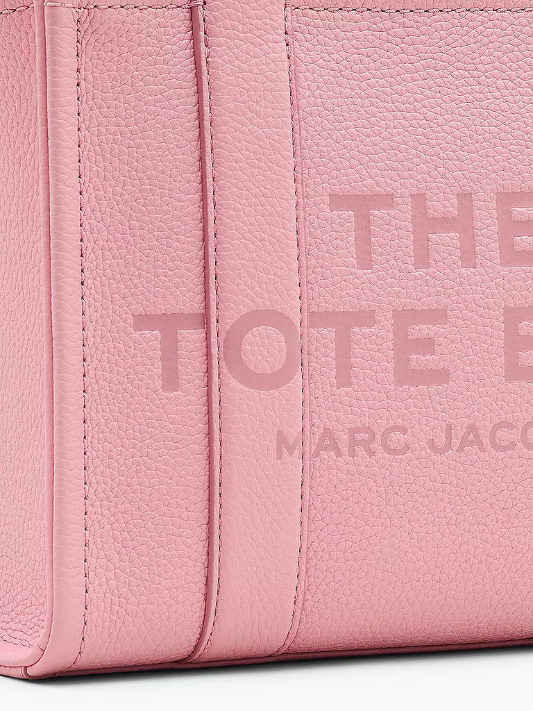 MARC JACOBS | Ledertasche - Tote Bag THE SMALL TOTE LEATHER | pink