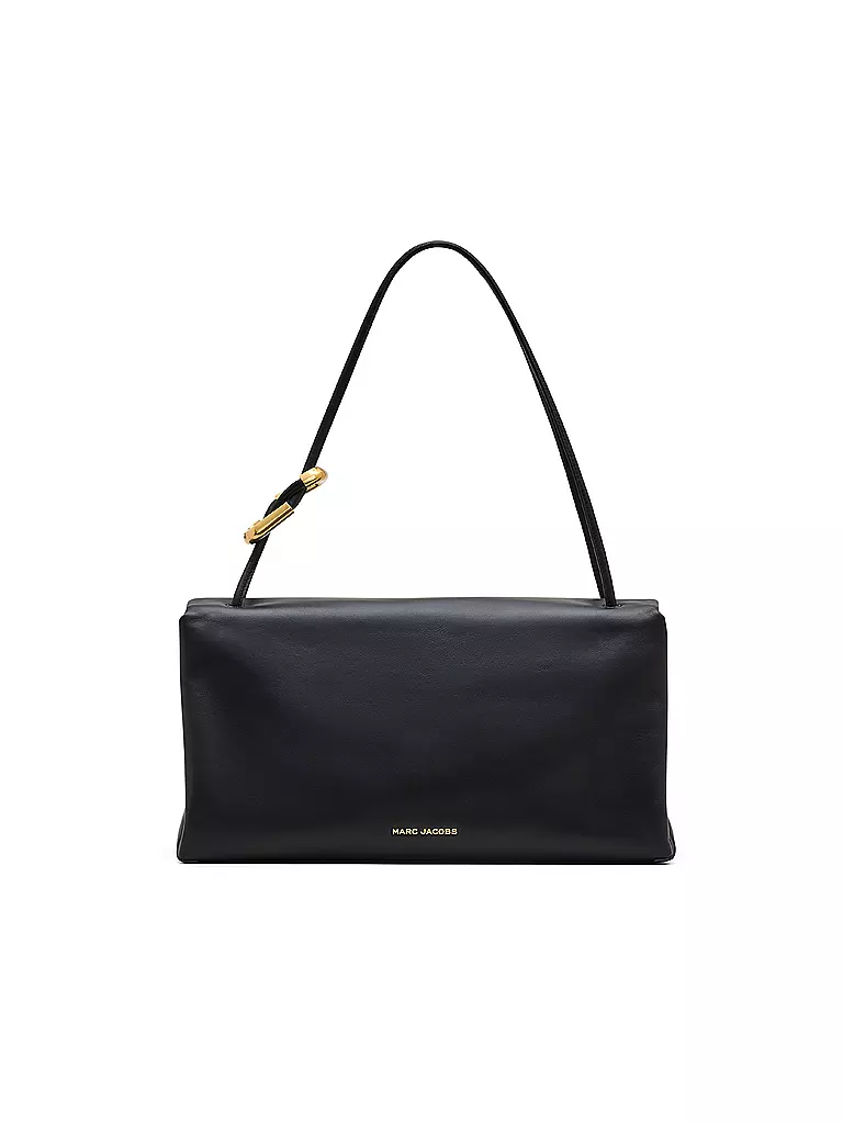 MARC JACOBS | Ledertasche - Umhängetasche THE LARGE DUAL BAG | schwarz