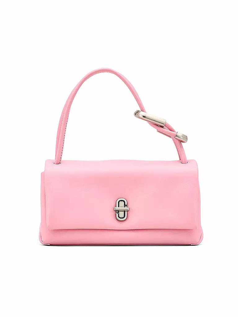 MARC JACOBS | Ledertasche - Umhängetasche THE MINI DUAL BAG | rosa