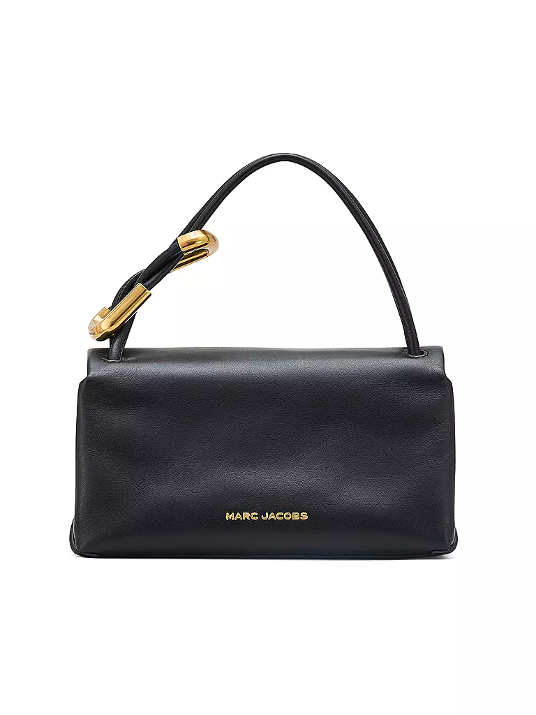 MARC JACOBS | Ledertasche - Umhängetasche THE MINI DUAL BAG | schwarz