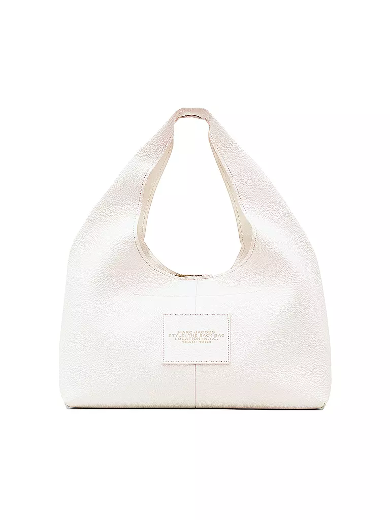 MARC JACOBS | Ledertasche - Umhängetasche THE SACK BAG | weiss