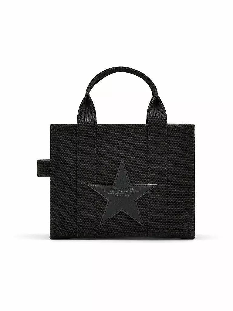 MARC JACOBS | Tasche - Tote Bag THE SMALL TOTE CANVAS STARS | schwarz