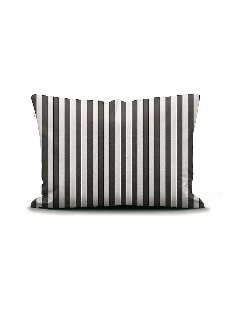 MARC O'POLO HOME | Satin Bettwäsche CLASSIC STRIPE 70x90cm/140x200cm Anthracite | grau